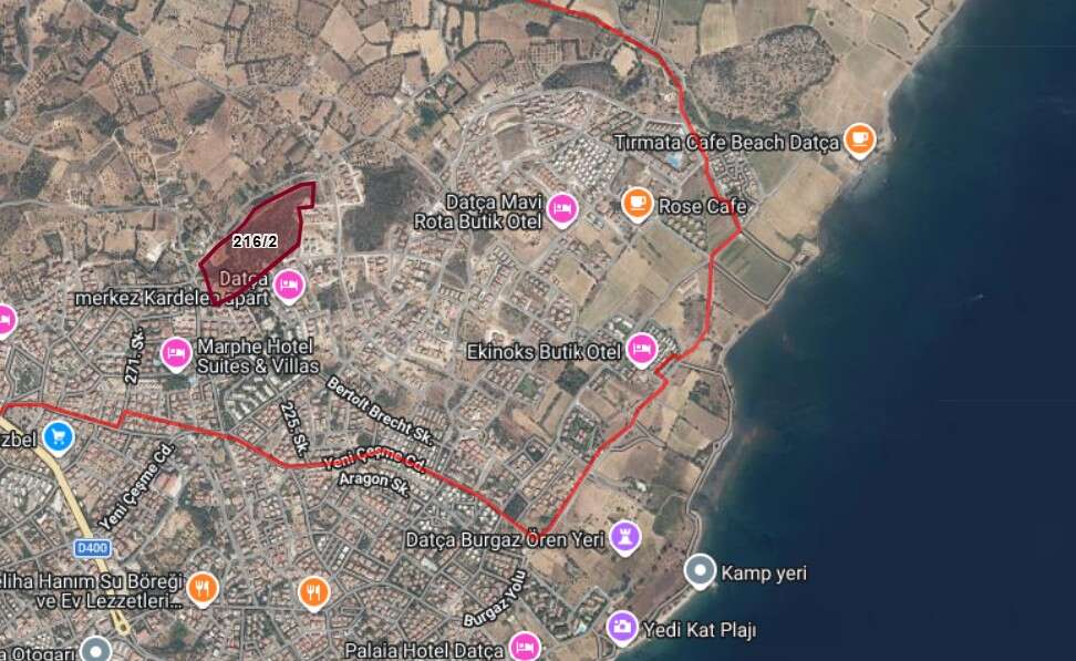 SGK'dan Datça'da Denize Yakın Konumda 600 Milyonluk Dev Arsa Satışı 9